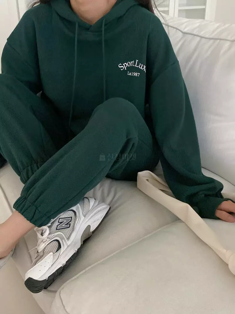 Tfarm - Korean Women Fashion - #momslook - Luxe Jogger Set - 3