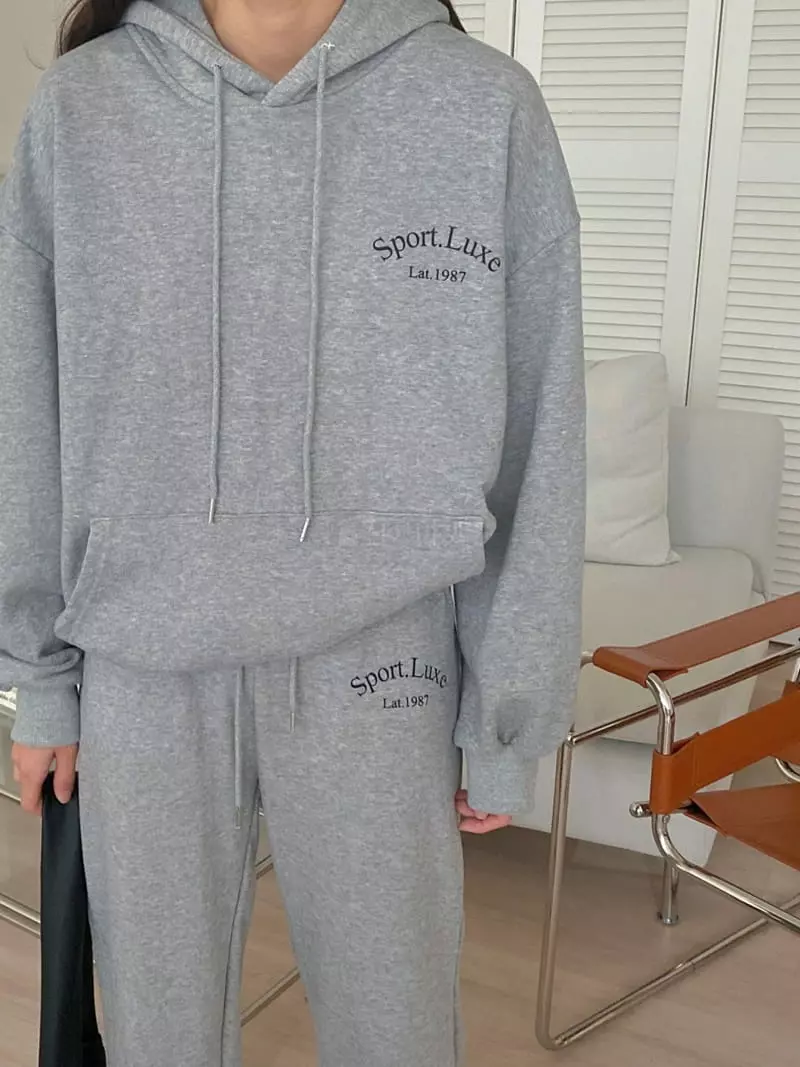 Tfarm - Korean Women Fashion - #momslook - Luxe Jogger Set - 4