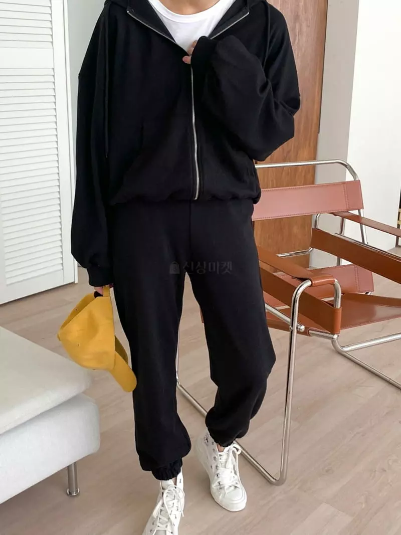 Tfarm - Korean Women Fashion - #momslook - Hoody Zip-up Set - 11