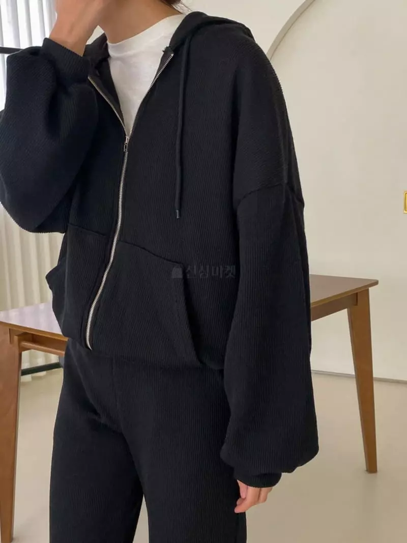 Tfarm - Korean Women Fashion - #momslook - Tenda Zip-up Set - 9