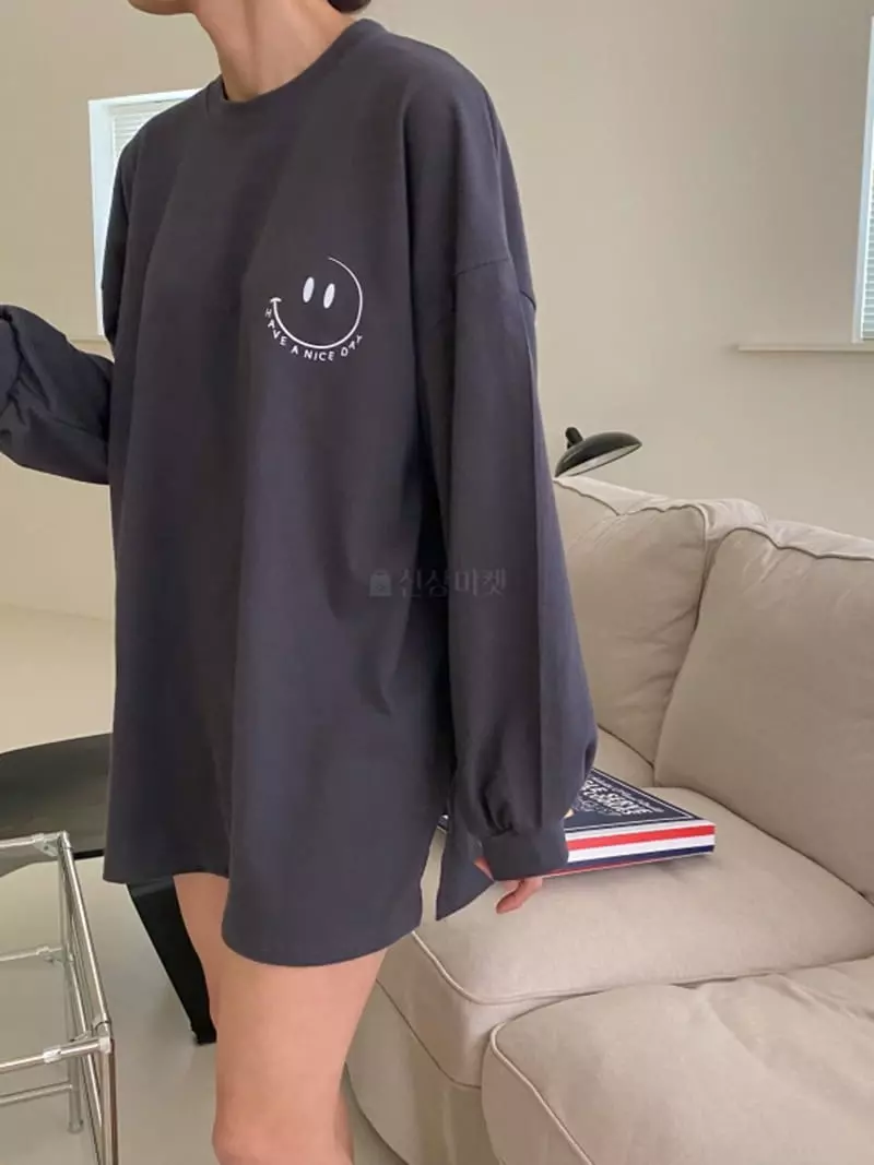 Tfarm - Korean Women Fashion - #romanticstyle - Happy Box Tee - 6