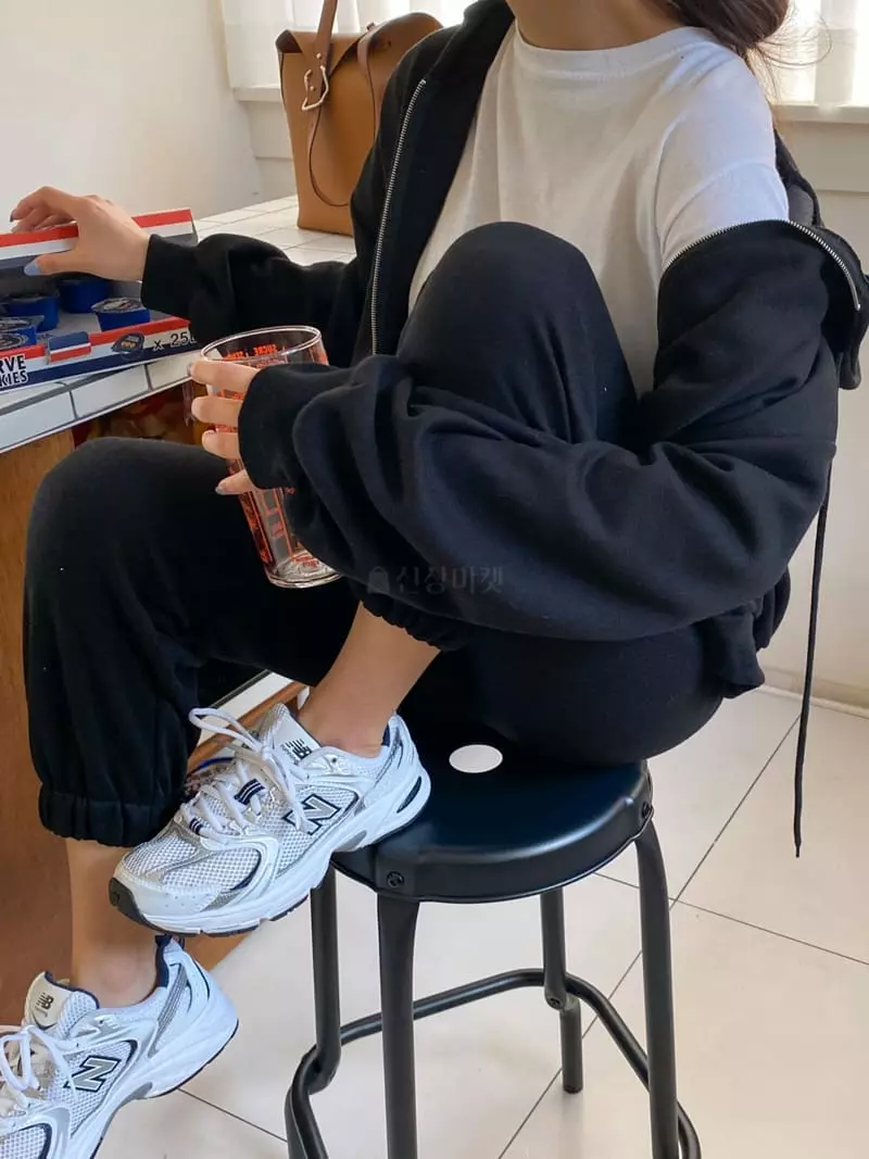 Tfarm - Korean Women Fashion - #thelittlethings - Hoody Zip-up Set - 10