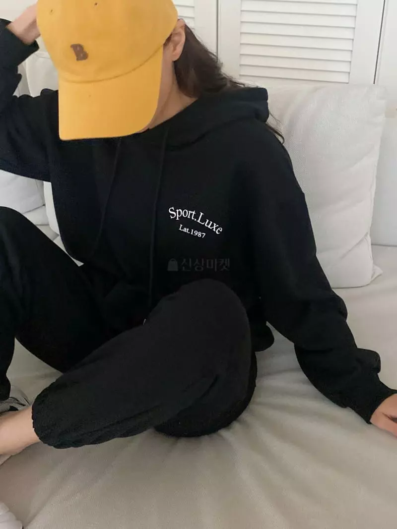 Tfarm - Korean Women Fashion - #vintageinspired - Luxe Jogger Set - 6