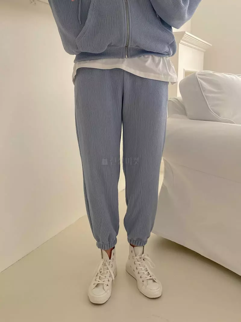 Tfarm - Korean Women Fashion - #vintagekidsstyle - Tenda Zip-up Set - 2