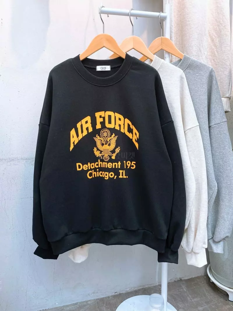 Tfarm - Korean Women Fashion - #womensfashion - Air Force Sweatshirt - 2