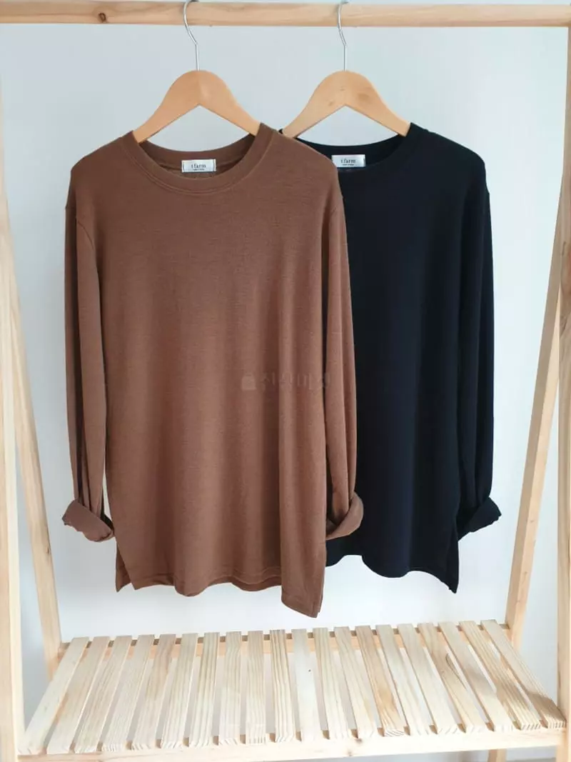 Tfarm - Korean Women Fashion - #womensfashion - Snow Slit Tee - 8