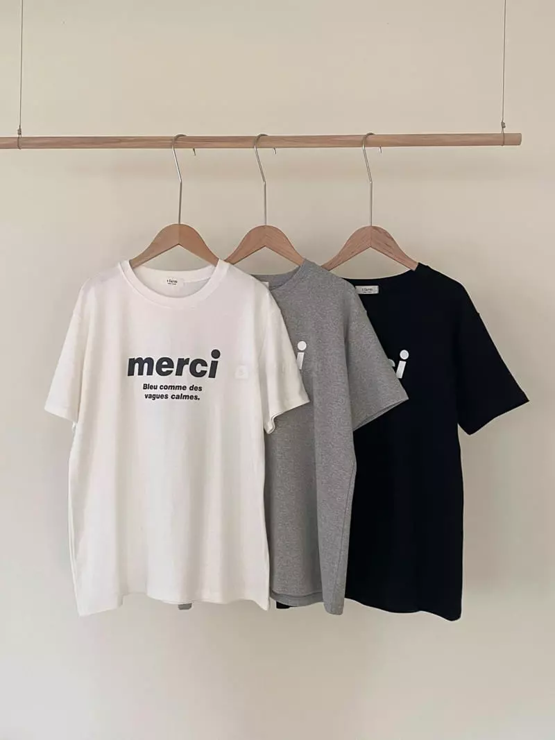 Tfarm - Korean Women Fashion - #womensfashion - Merci Tee - 6