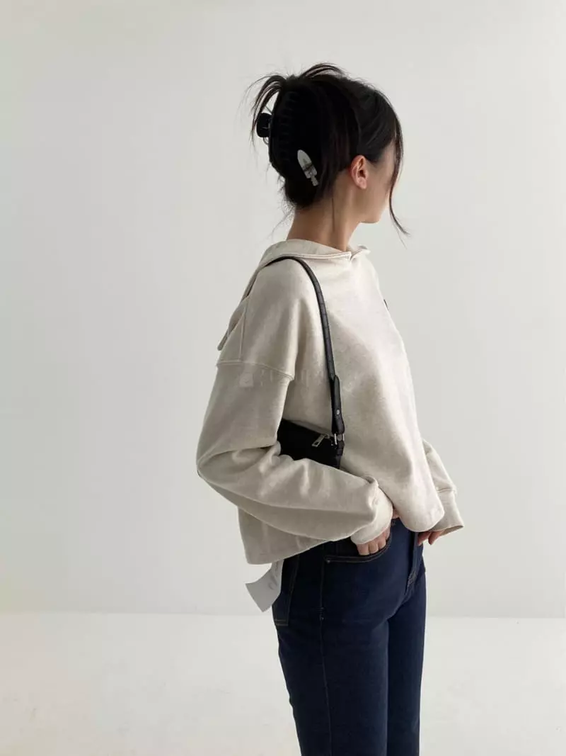 The Nkino - Korean Women Fashion - #momslook - Heart Sailor Sweatshirt - 10