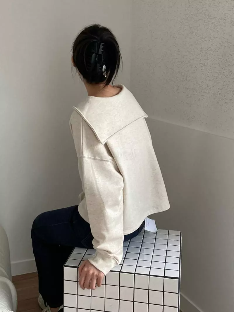 The Nkino - Korean Women Fashion - #thelittlethings - Heart Sailor Sweatshirt - 4