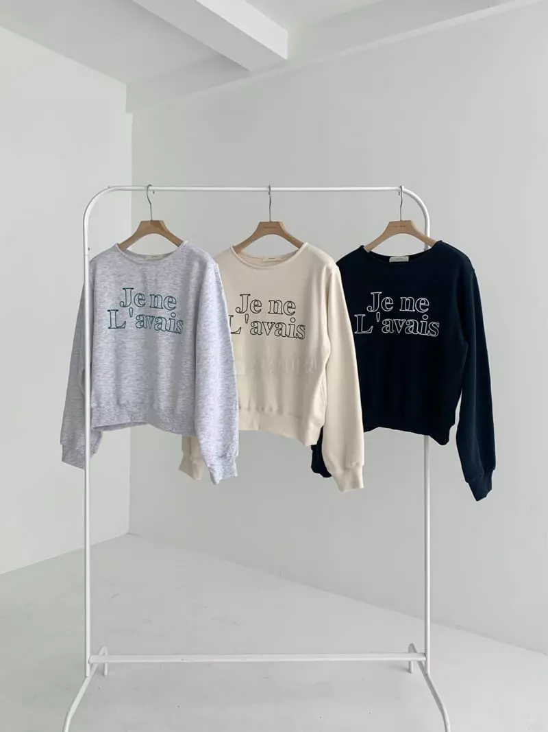 The Nkino - Korean Women Fashion - #momslook - Je Boat Sweatshirt - 10