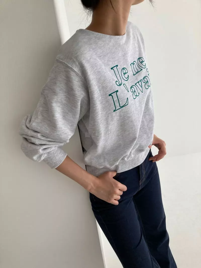 The Nkino - Korean Women Fashion - #momslook - Je Boat Sweatshirt - 2