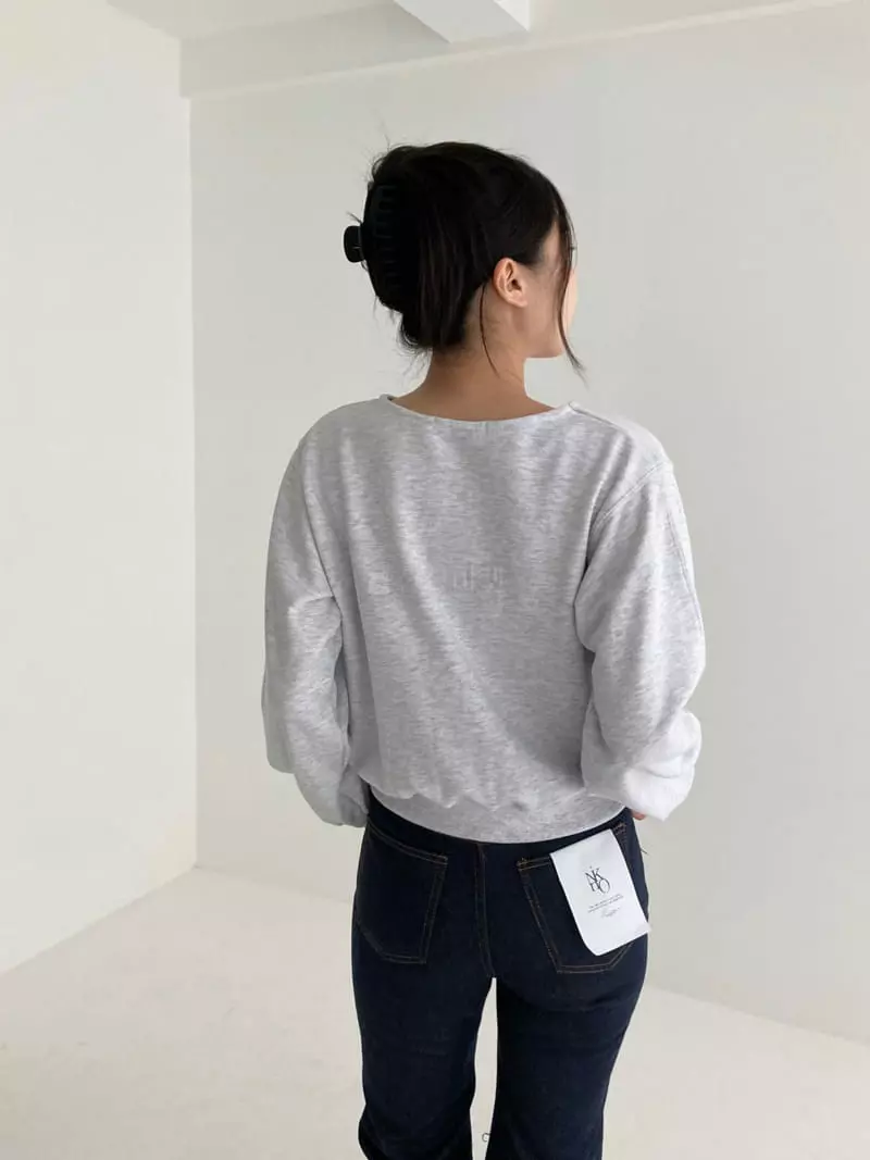 The Nkino - Korean Women Fashion - #momslook - Je Boat Sweatshirt - 6