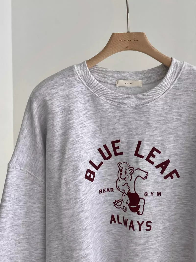 The Nkino - Korean Women Fashion - #momslook - Blue Riff Sweatshirt - 10