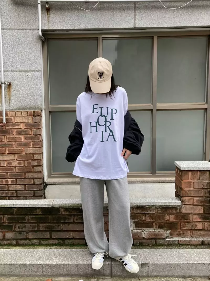 The Nkino - Korean Women Fashion - #momslook - EU Long Tee - 3