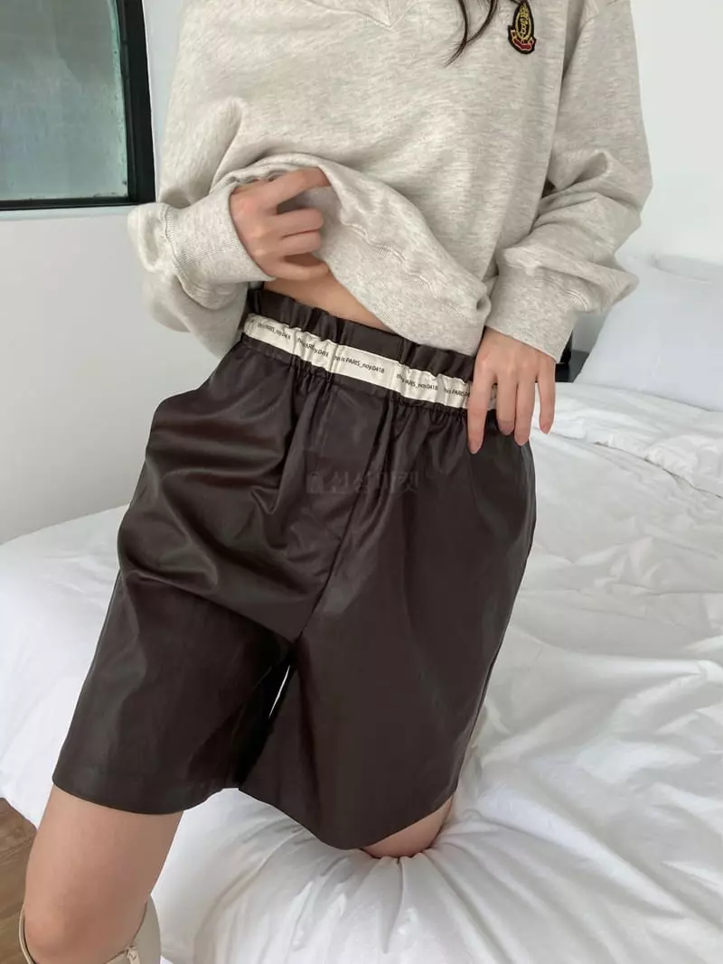The Nkino - Korean Women Fashion - #restrostyle - Point Leather Pants - 6
