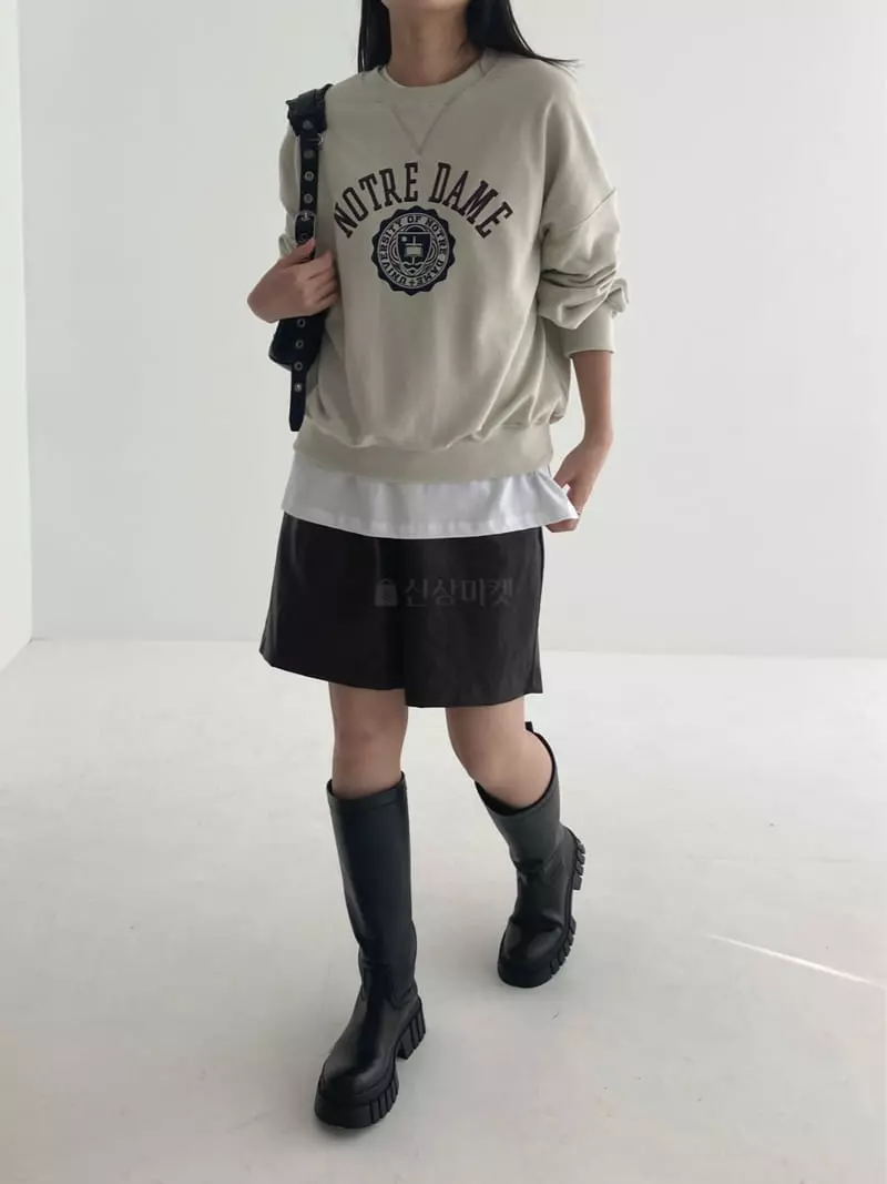 The Nkino - Korean Women Fashion - #shopsmall - Notre Dame M Sweatshirt - 7