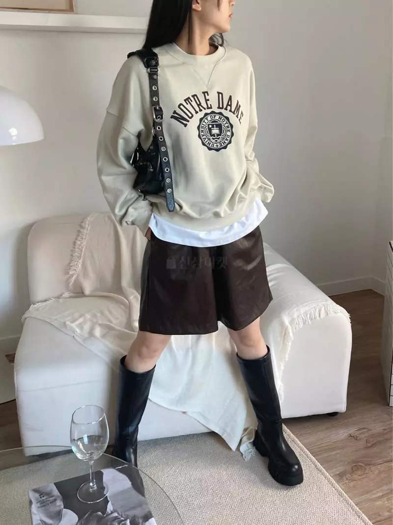 The Nkino - Korean Women Fashion - #vintageinspired - Notre Dame M Sweatshirt - 2