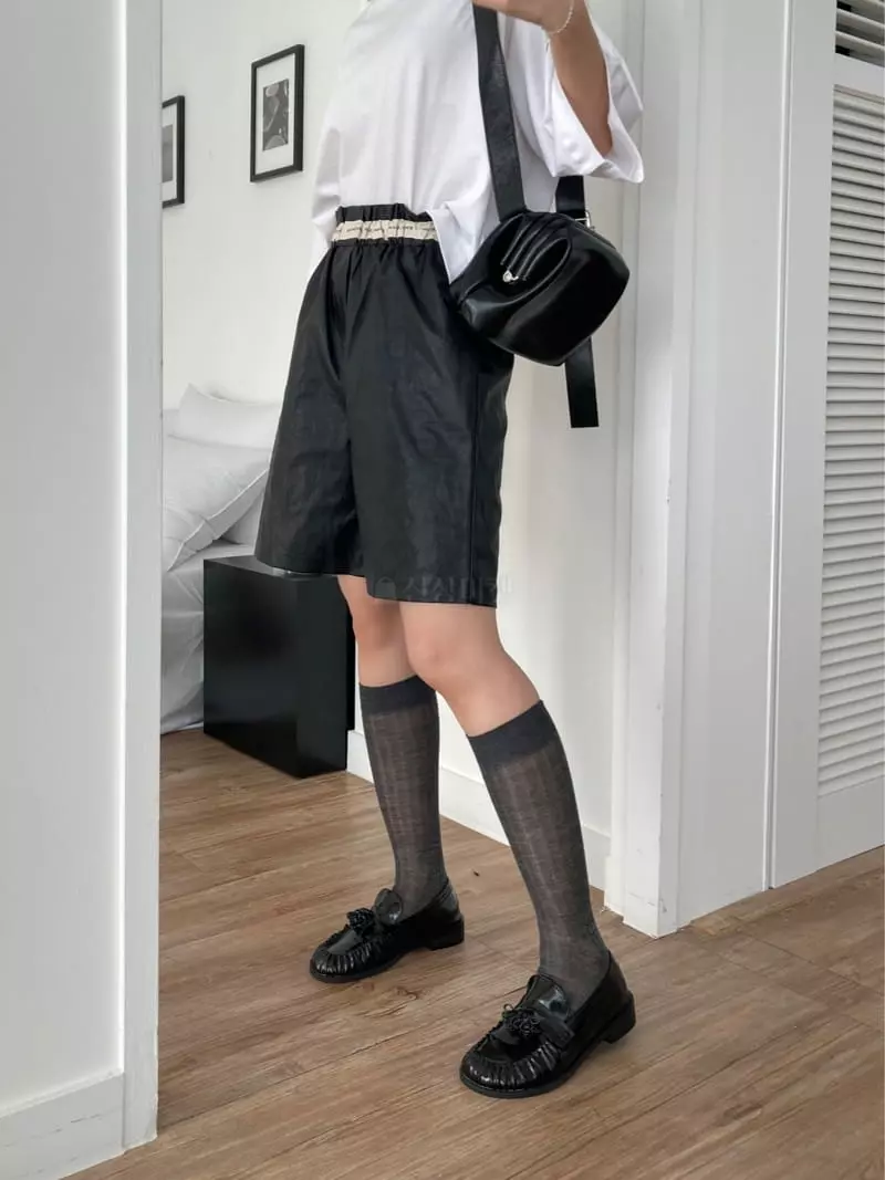 The Nkino - Korean Women Fashion - #womensfashion - Point Leather Pants - 2