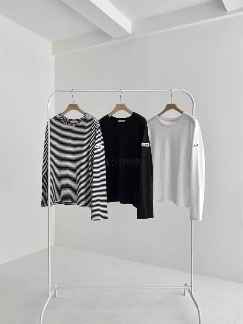 The Nkino - Korean Women Fashion - #womensfashion - Paris Patch Tee - 5