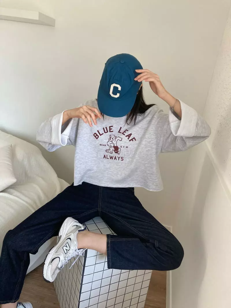 The Nkino - Korean Women Fashion - #womensfashion - Blue Riff Sweatshirt - 3