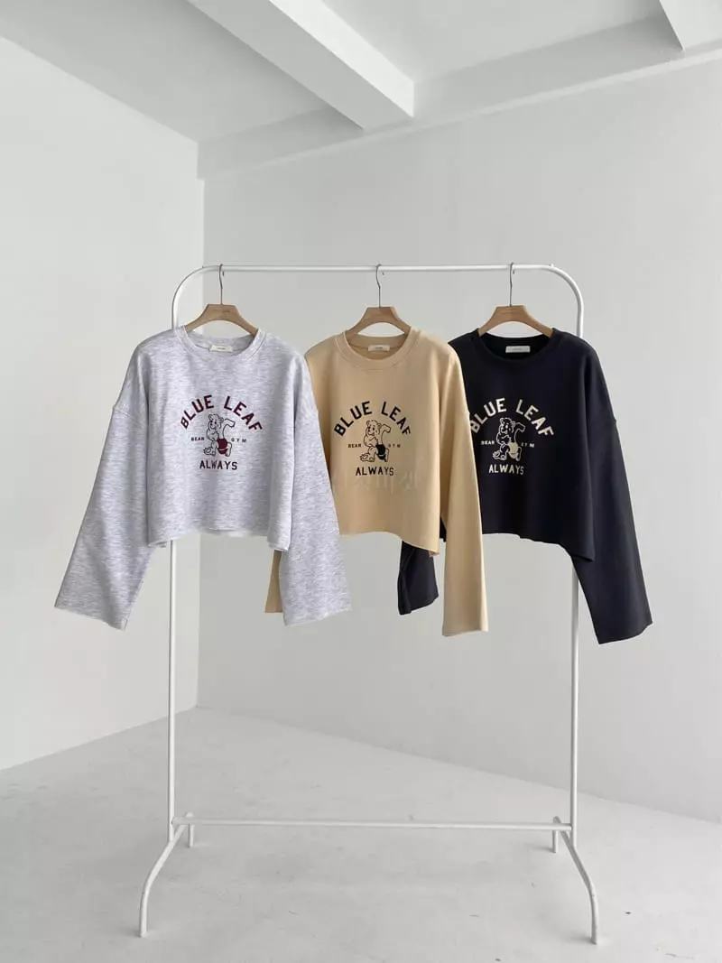 The Nkino - Korean Women Fashion - #womensfashion - Blue Riff Sweatshirt - 9