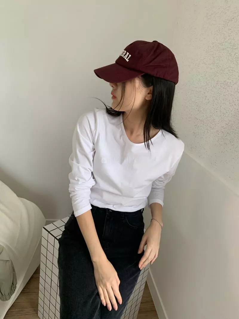 The Nkino - Korean Women Fashion - #womensfashion - Natural Round Tee - 3