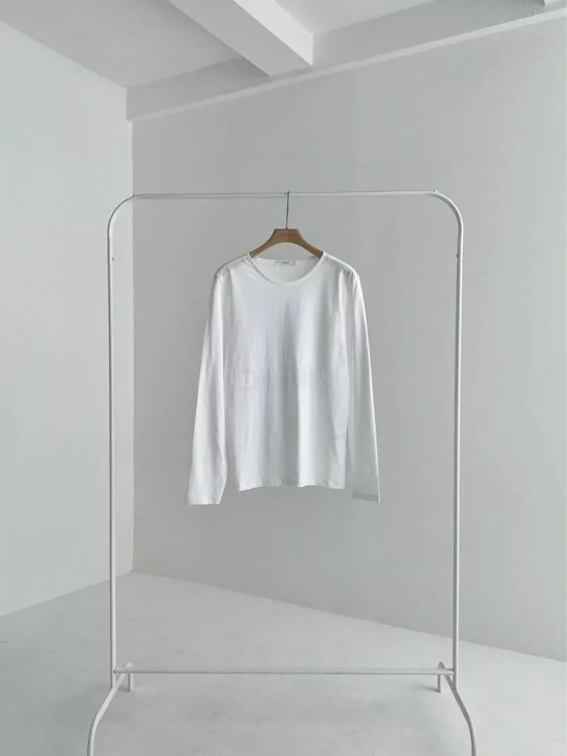 The Nkino - Korean Women Fashion - #womensfashion - Natural Round Tee - 5