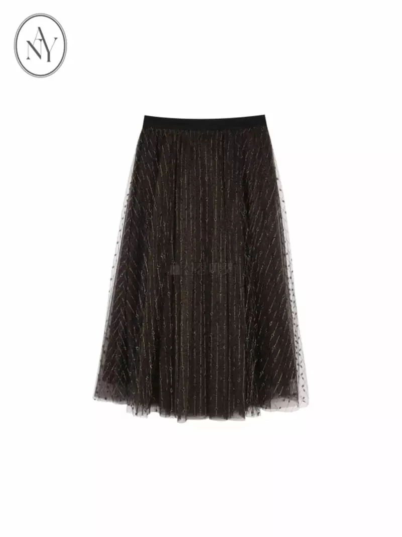 Theany - Korean Women Fashion - #momslook - Pleats Rin Skirt - 6