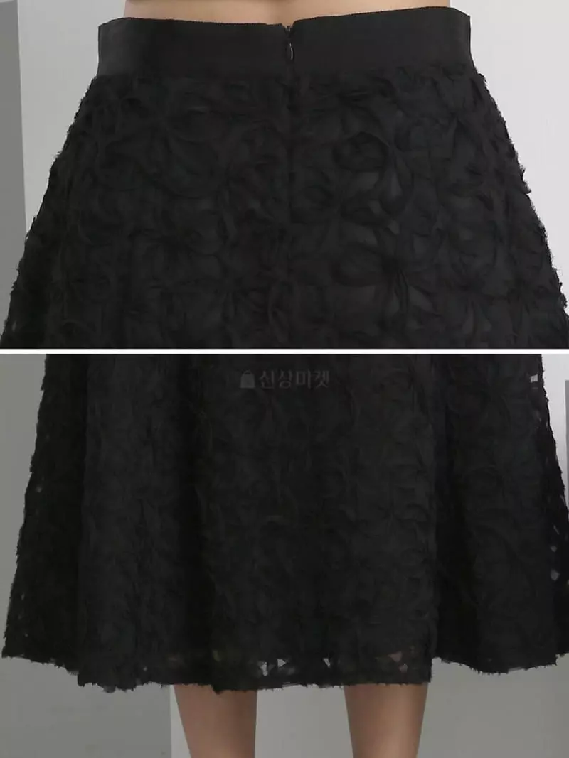 Theany - Korean Women Fashion - #momslook - Floral Paul Skirt - 5