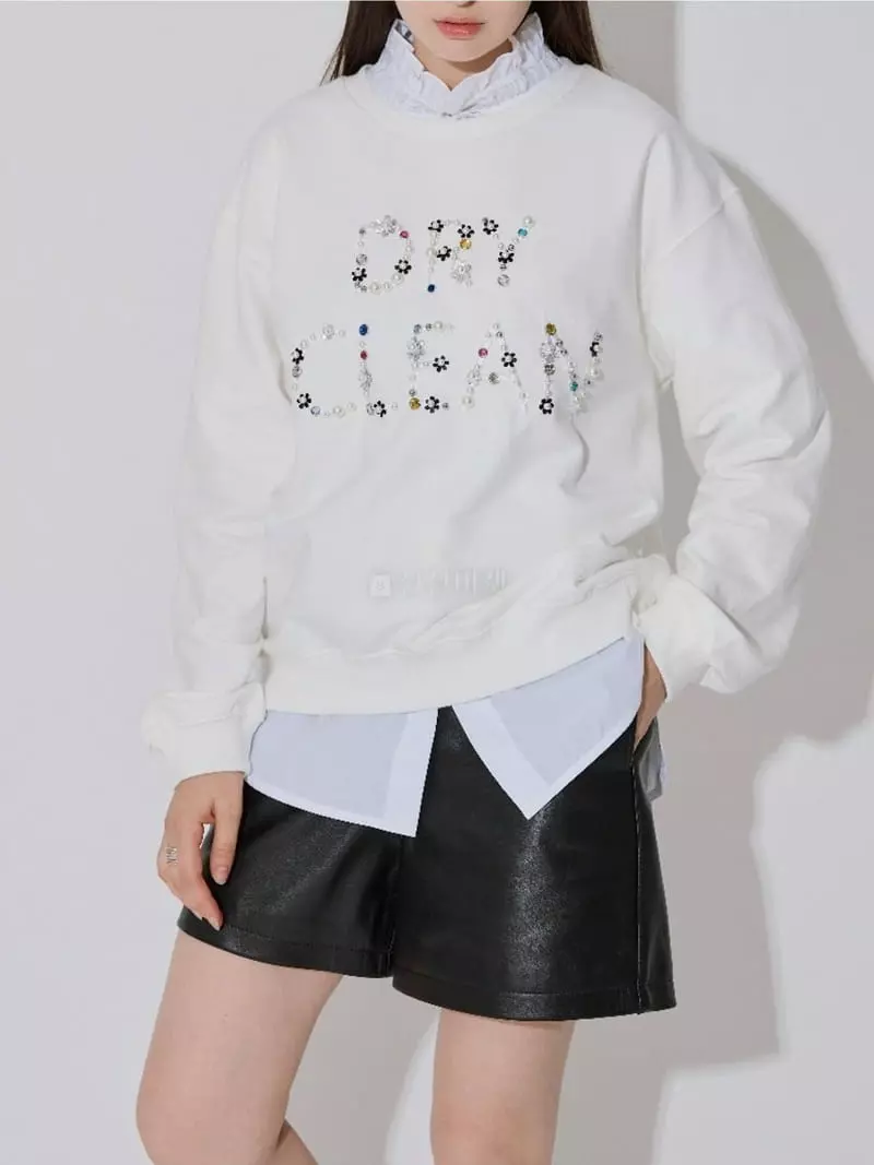 Theany - Korean Women Fashion - #womensfashion - Flower Beeds Tee - 4