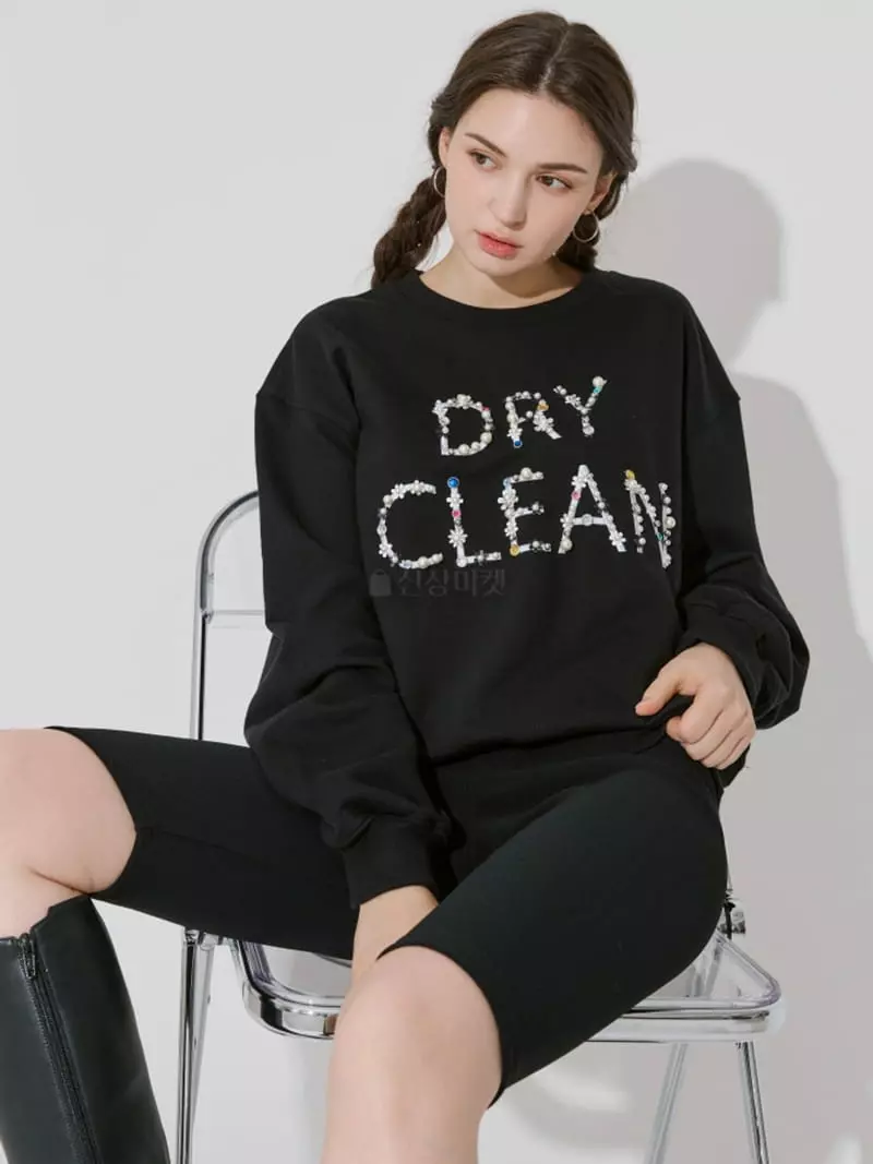 Theany - Korean Women Fashion - #momslook - Flower Beeds Tee - 8