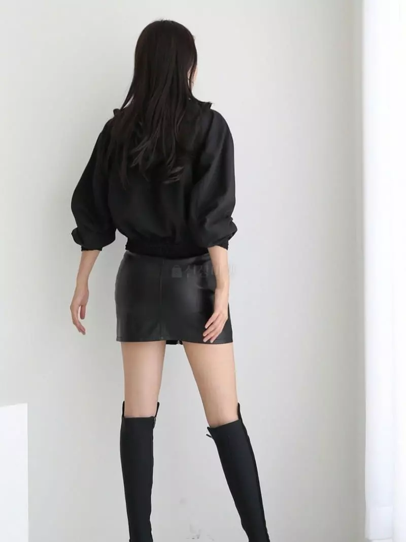 Theany - Korean Women Fashion - #momslook - Frill Hoody Jumper - 3