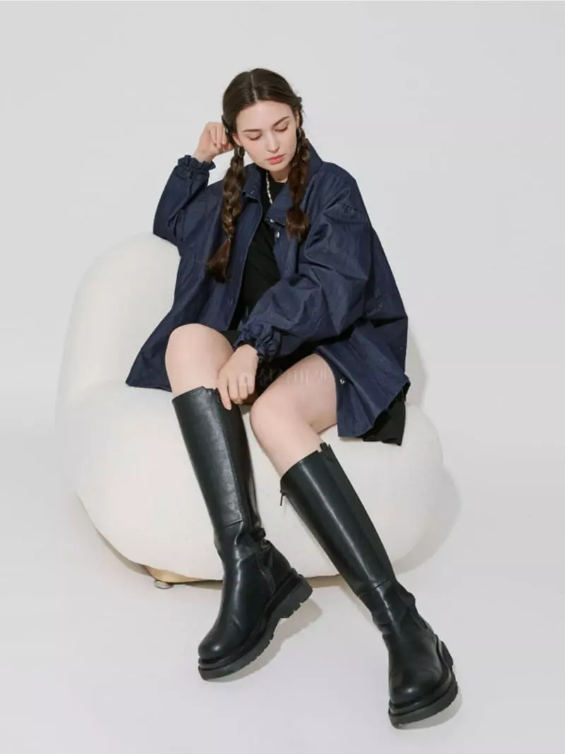 Theany - Korean Women Fashion - #momslook - Io Slit Jumper - 10