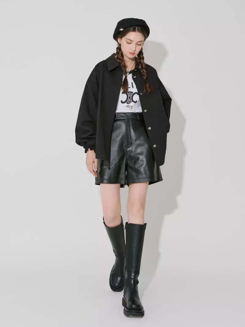 Theany - Korean Women Fashion - #momslook - Io Slit Jumper - 2