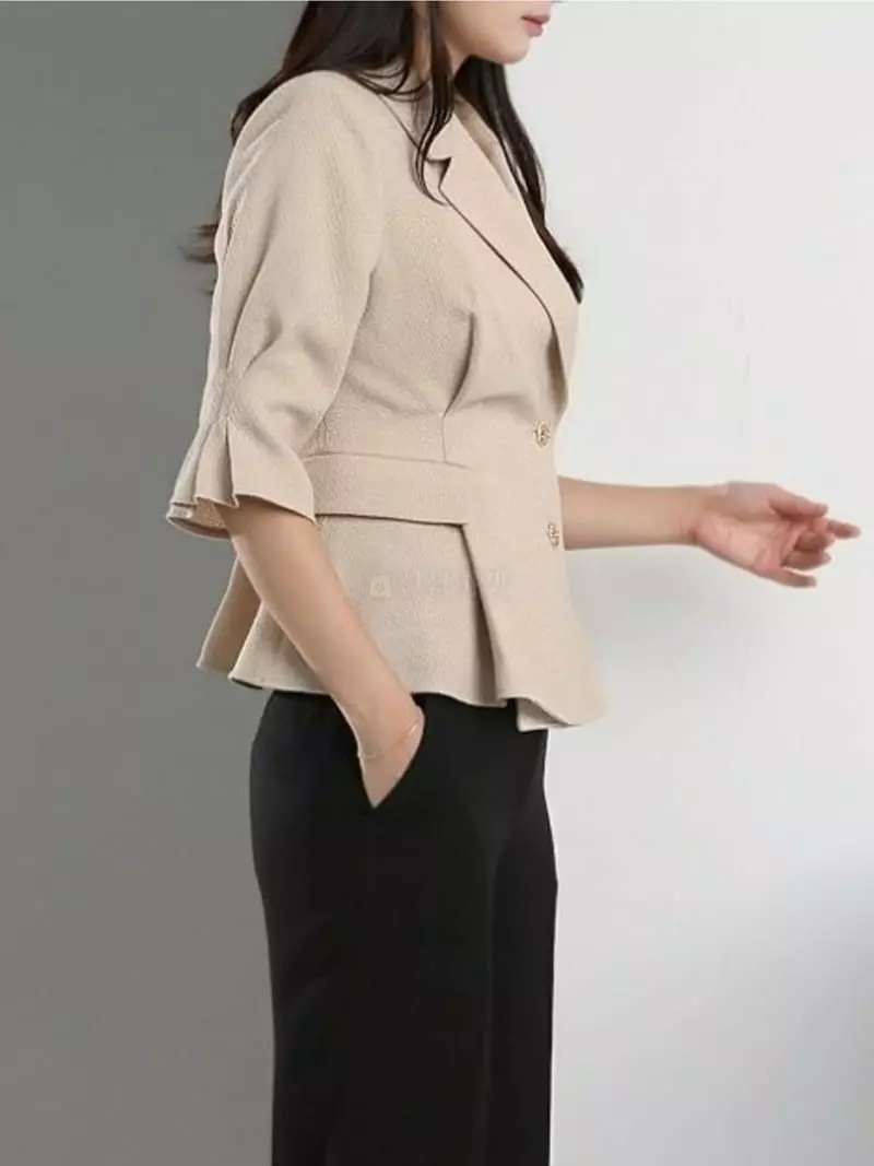 Theany - Korean Women Fashion - #momslook - Worst Pintuck Jacket - 3