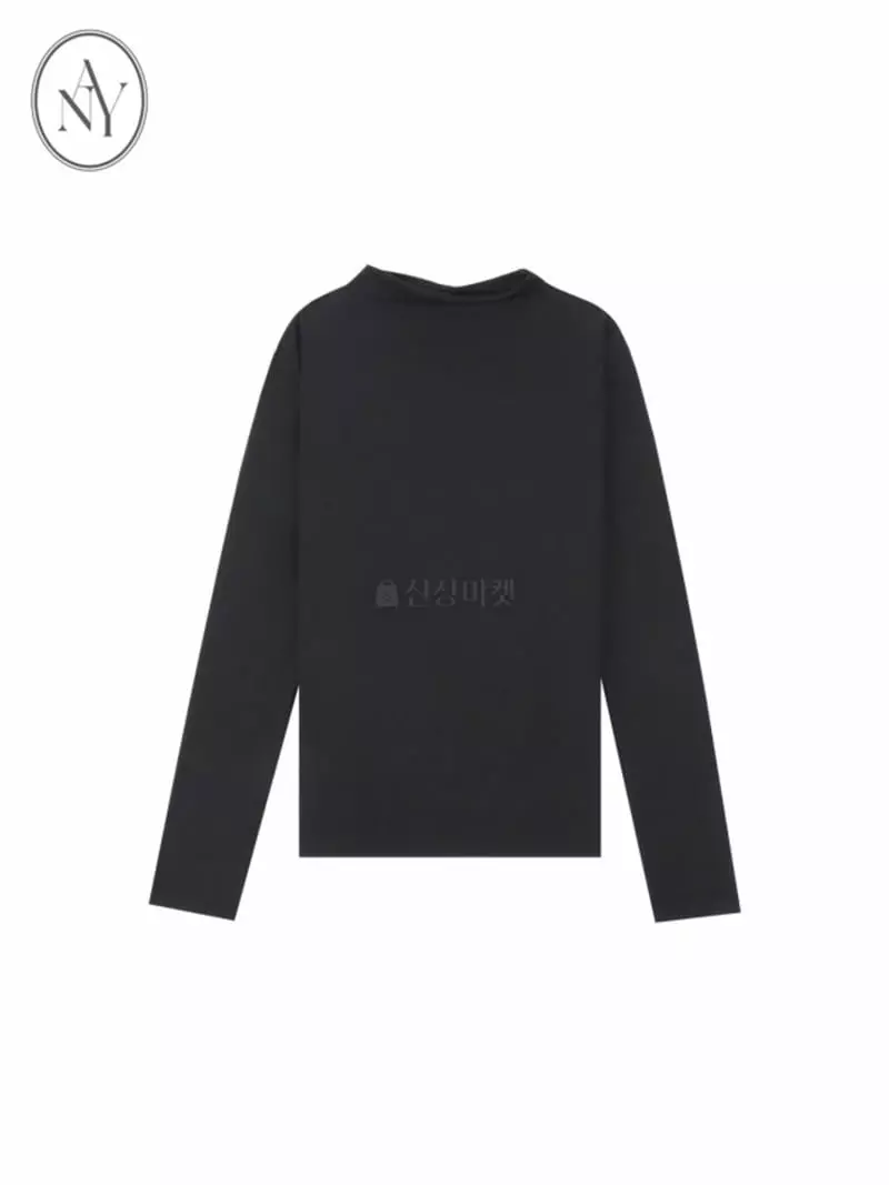 Theany - Korean Women Fashion - #momslook - Half Neck Tee - 6