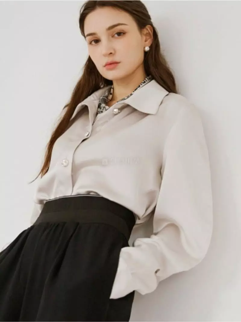 Theany - Korean Women Fashion - #momslook - Strap Half Blouse - 5