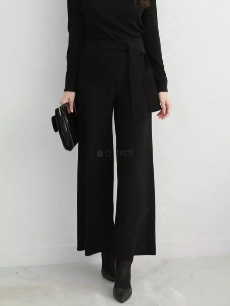 Theany - Korean Women Fashion - #momslook - Strap Pants - 2