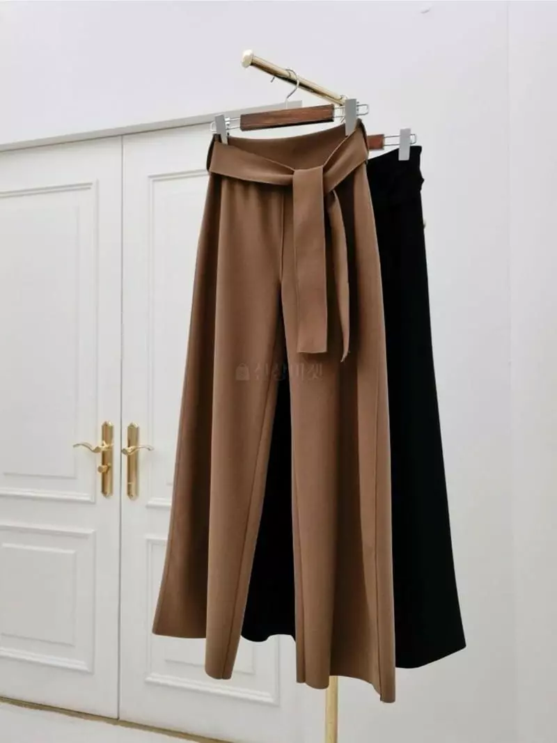 Theany - Korean Women Fashion - #womensfashion - Strap Pants - 4