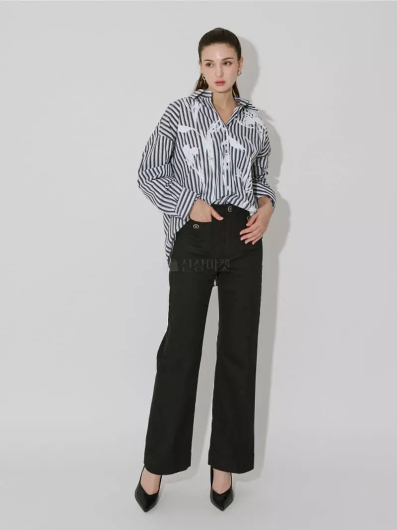 Theany - Korean Women Fashion - #momslook - Ro We Shirt - 5
