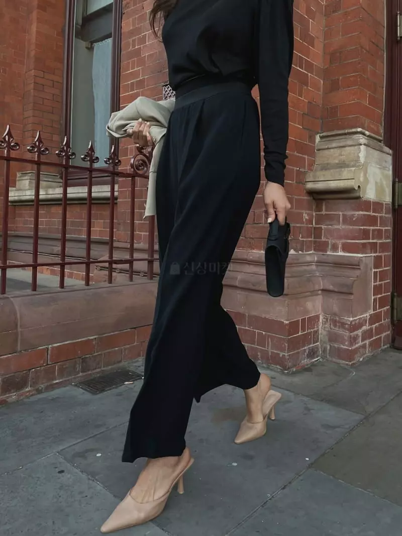 Theany - Korean Women Fashion - #momslook - Double Banding Pants
