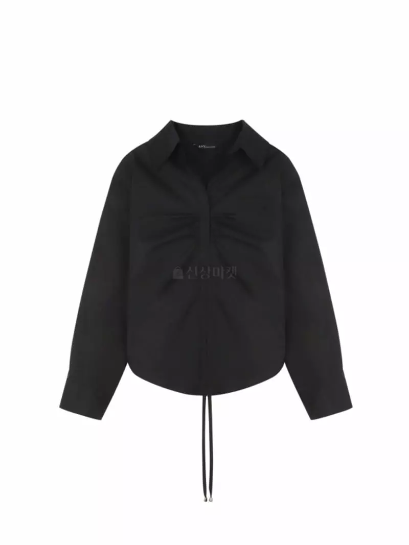 Theany - Korean Women Fashion - #restrostyle - Shirring Shirt - 11
