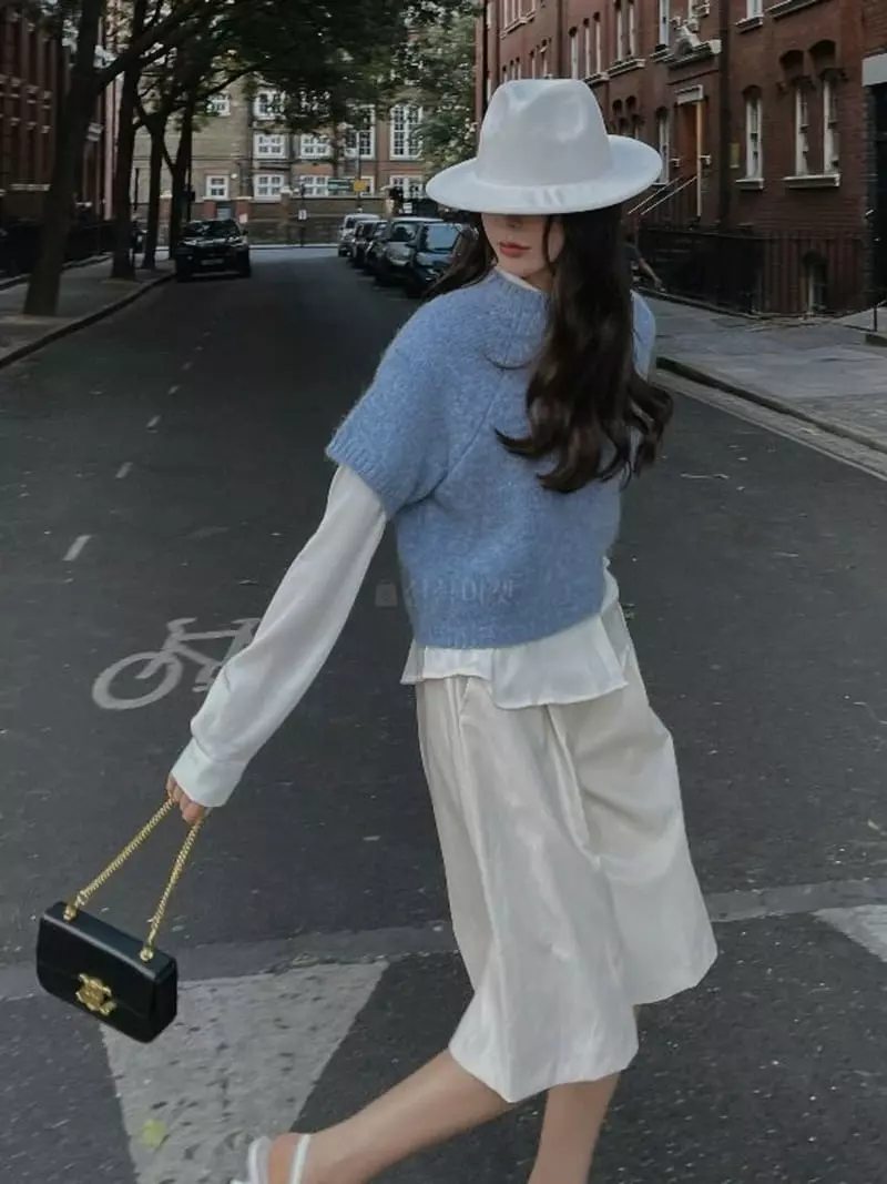 Theany - Korean Women Fashion - #pursuepretty - Mix Mohair Knit Tee - 4