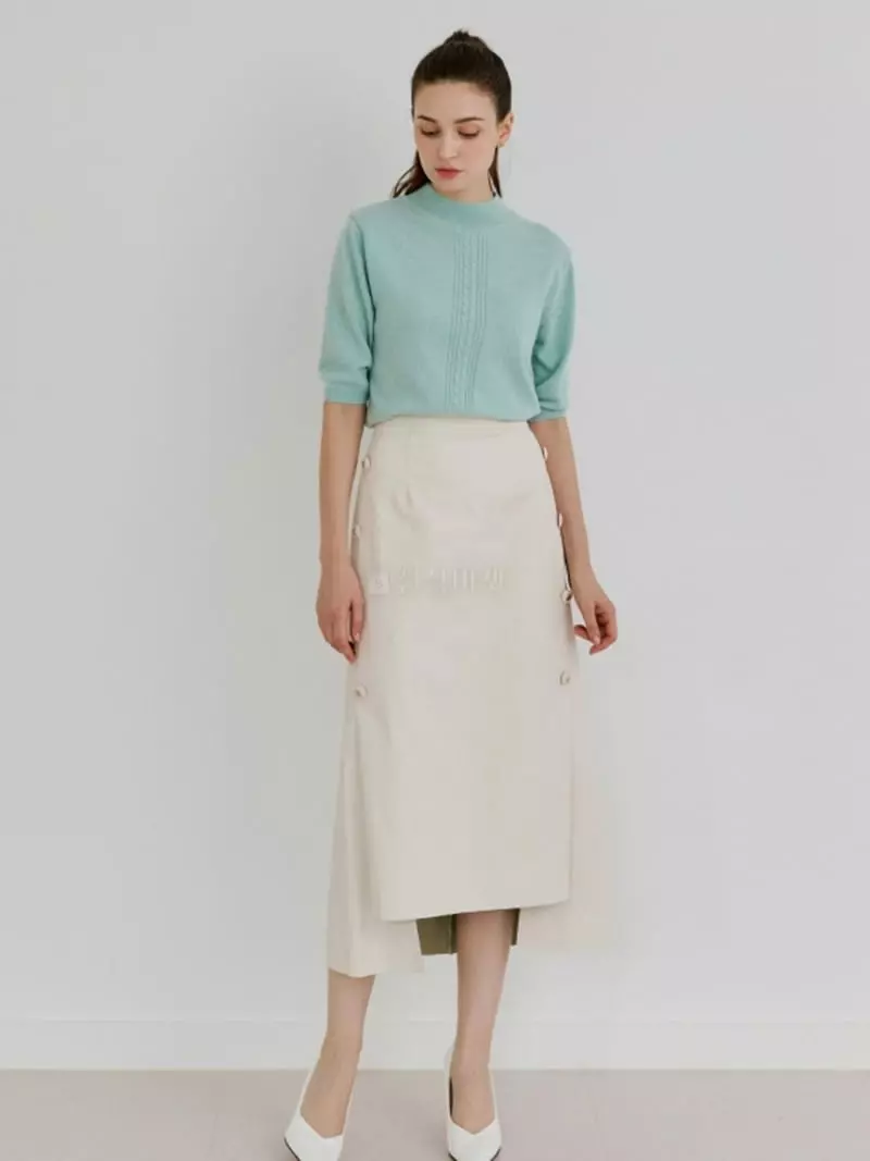 Theany - Korean Women Fashion - #romanticstyle - Merry Knit Tee - 3