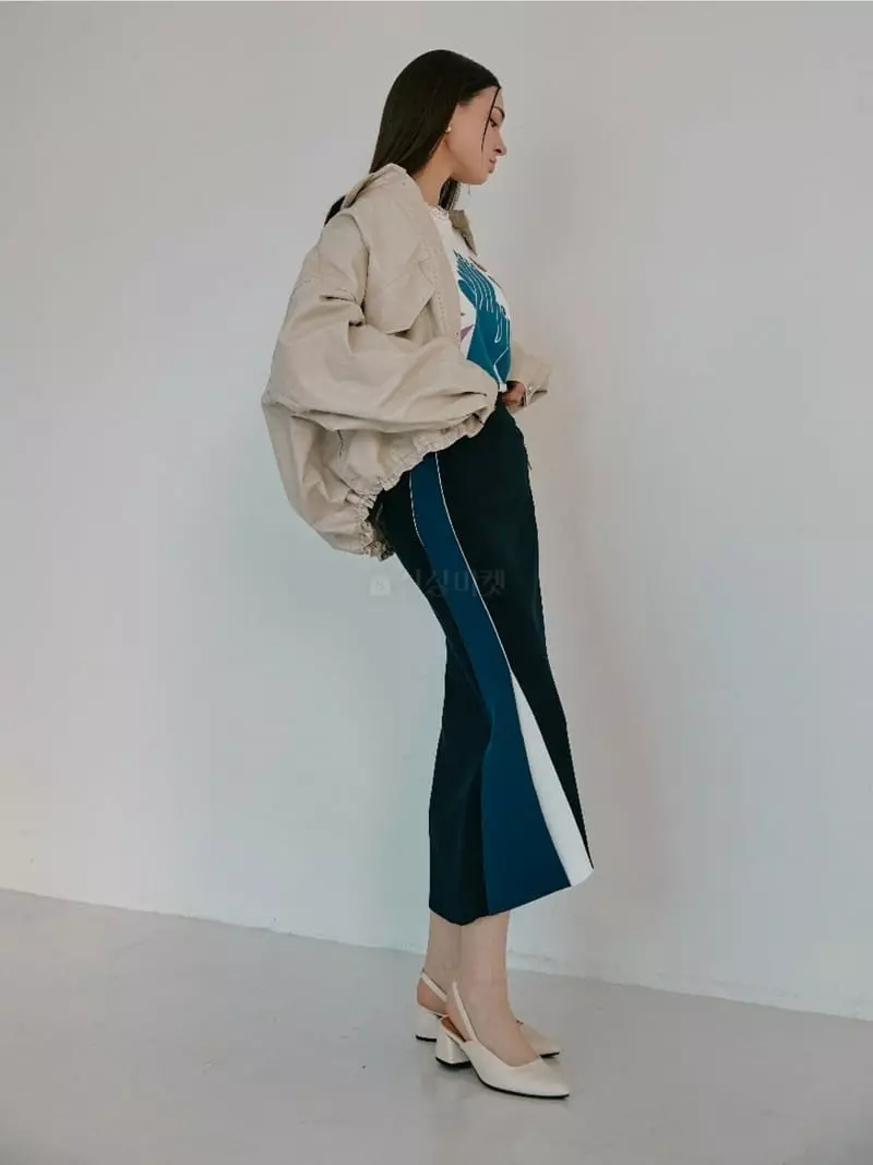 Theany - Korean Women Fashion - #shopsmall - Sasun Slit Skirt - 9