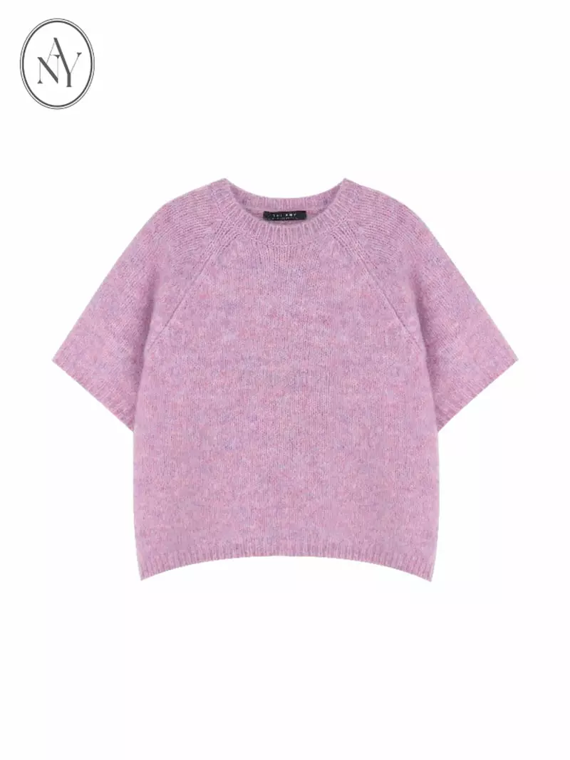 Theany - Korean Women Fashion - #shopsmall - Mix Mohair Knit Tee - 6