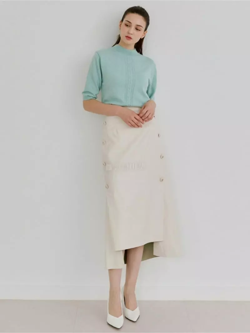 Theany - Korean Women Fashion - #romanticstyle - Merry Knit Tee - 4