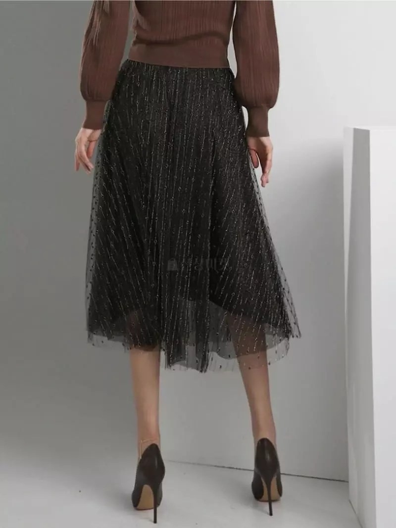 Theany - Korean Women Fashion - #thatsdarling - Pleats Rin Skirt - 2
