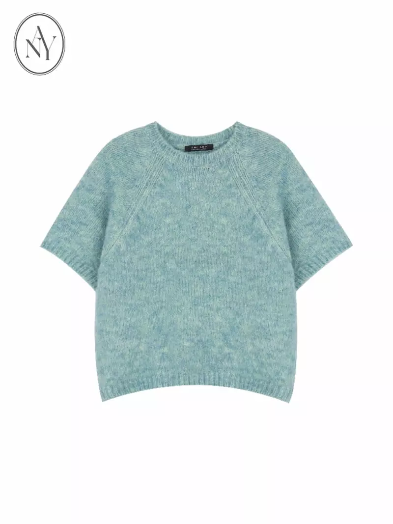 Theany - Korean Women Fashion - #thatsdarling - Mix Mohair Knit Tee - 7
