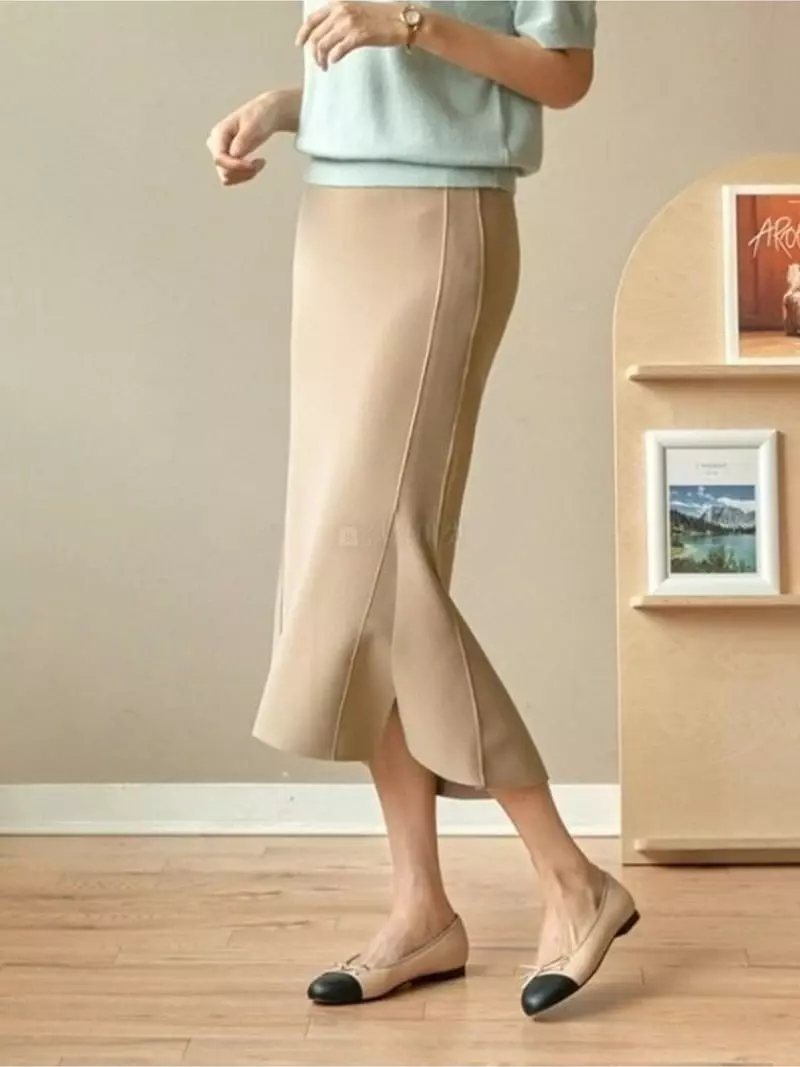 Theany - Korean Women Fashion - #thelittlethings - Sasun Slit Skirt - 11